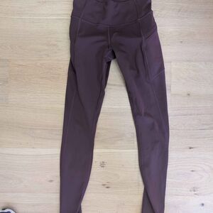 Athleta dark burgundy leggings Size XXS